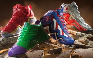 adidas Basketball  x Marvel 复仇者联盟主题系列鞋款 官方发售信息