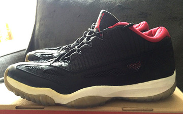 Michael Jordan亲着/亲签 Air Jordan 11 Low IE “Bred” ebay拍卖