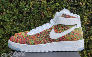 Air Force 1 Mid Flyknit “Multicolor”实物预览