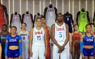 出征里约Nike KD 9 “USA”实物曝光