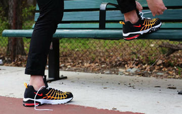 酷炫至极！Nike Air Max 120 黑橙配色上脚欣赏