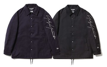 山本耀司签名式 logo 作为主要设计,yohji yamamoto 与 new era 再次