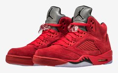 Jordan 5 Retro "Red Suede"将迎来全尺码发售！