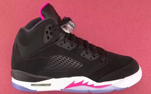 暴走萝莉，Air Jordan 5 GS“Hyper Pink”多角度实物拍摄