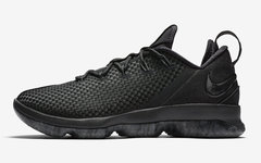 Nike LeBron 14 Low “Triple Black”完整信息释出