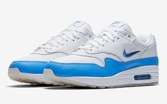 大学蓝配迷你钩，Air Max 1 Jewel “University Blue” 下月登场！