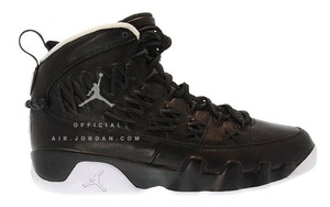 Air Jordan 9 “Baseball”黑色款官方展示