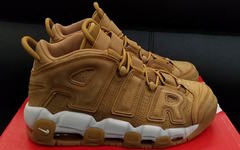 Nike Air More Uptempo “Wheat”实物多角度欣赏