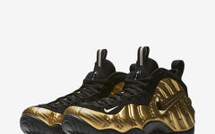 拒绝低调，NIKE AIR FOAMPOSITE PRO 金属金闪耀登场