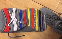 抬脚有惊喜！彩虹大底加持AJ10 “Cool Grey”释出