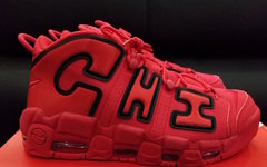 Nike Air More Uptempo Chicago实物图曝光！依旧鲜红似火！