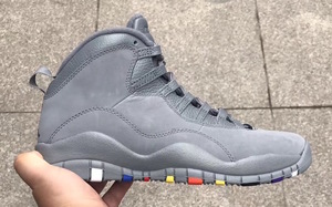 多彩大底！Air Jordan 10 “Cool Grey” 下月发售！