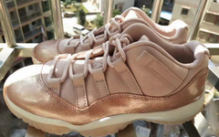 玫瑰金配色曝光！Air Jordan 11 Low “Rose Gold”明年发售！