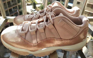 玫瑰金配色曝光！Air Jordan 11 Low “Rose Gold”明年发售！