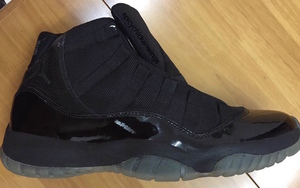 没有大漆皮！Air Jordan 11 “Blackout” 谍照曝光！