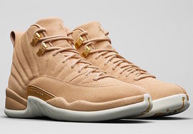 金扣卡其！女生专属 Air Jordan 12 “Vachetta Tan” 3月发售！