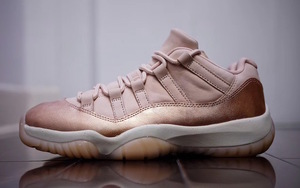 还是女生专属！玫瑰金Air Jordan 11 Low GS 四月发售！