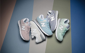 彩色蜡笔，New Balance 574 推出全新“Pastel”系列