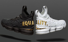 超限量400双！LeBron 15 “Equality” PE 现已开启发售通道！