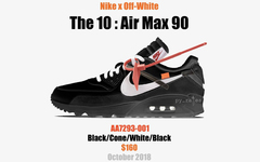 疑似 Virgil Abloh x Nike Air Max 90 全新黑色版本曝光！