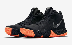 万圣节主题？全新黑橙配色 Nike Kyrie 4 本周发售！