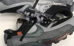 疑似 Virgil Abloh x Nike Air Max 90 黑色版实物曝光