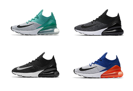 编织细节，四双全新 Air Max 270 Flyknit 本月底发售