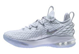 月底发售！Nike LeBron 15 Low 释出全白配色！