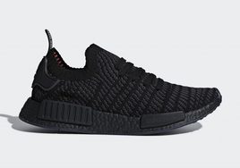 adidas 发布纯黑配色 NMD R1 PK STLT