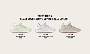 买哪双？！今夏将推出 3 双 YEEZY BOOST 350 V2！