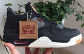 黑色实物释出！Levi’s x Air Jordan 4 “Black Denim” 六月发售！