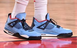 鞋王还是鞋王2... PJ Tucker 今日上脚 Travis Scott x Air Jordan 4！