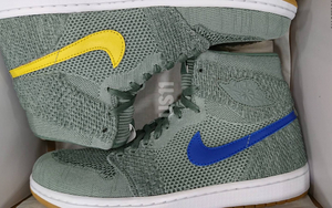 四种勾子色调！全新 Air Jordan 1 Flyknit “Clay Green” 五月发售！