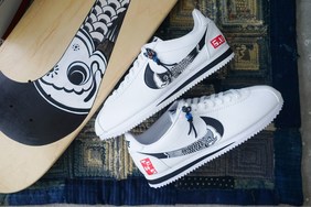 黑色鲤鱼旗 | Nike Cortez「Koinobori」客制鞋款