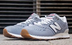 水手风格，New Balance 574 “Sea Salt” 蓝白条纹登场