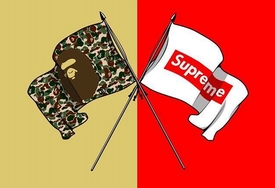 Supreme x BAPE 疑似曝光？