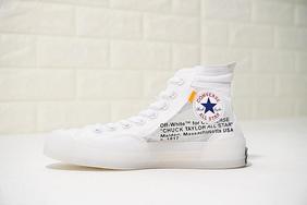 OFF-WHITE x Converse Chuck 70 纯白配色实物曝光！