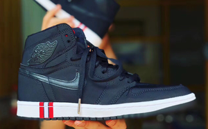 足球主题AJ1！Air Jordan 1 Paris Saint-Germain 首次曝光！