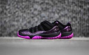 黑紫爆裂纹！女生专属 Air Jordan 11 Low 明早登陆官网！