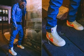 疑似新版 Off-White x Nike Blazer 亮相巴黎时装周街头！