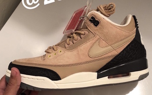 Air Jordan 3 JTH “Bio Beige” 再爆更为详尽的实物图片！