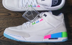 近赏丨白色亲友版本 Air Jordan 3 “Quai 54”