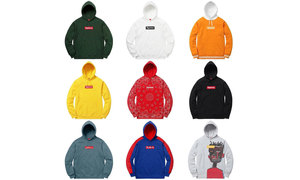 疑似 Supreme 2018 秋冬 Box Logo Hoodie 系列预览曝光！
