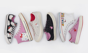 男生也可以买！Hello Kitty x CONVERSE 联名系列预览