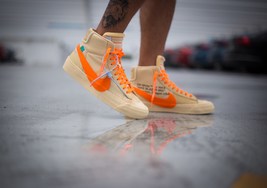 Off-White x Nike Blazer Mid 全新“All Hallow’s Eve”配色上脚预览