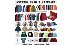 Supreme  2018 秋冬第 3 周发售单品一览