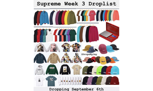 Supreme  2018 秋冬第 3 周发售单品一览