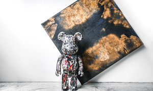 MEDICOM TOY 与艺术家打造“泼墨” BE@RBRICK