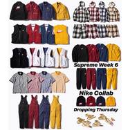 Supreme 18 秋冬第 6 周发售单品一览