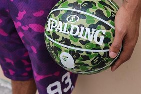 A BATHING APE x Spalding 联名迷彩篮球即将上架